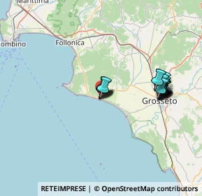 Mappa Via G. Paolini, 58043 Castiglione della Pescaia GR, Italia (13.985)