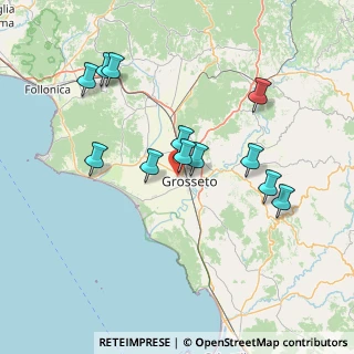 Mappa Via Provinciale Castiglionese, 58100 Grosseto GR, Italia (14.81583)