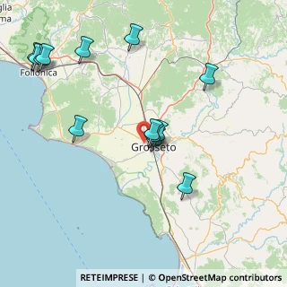 Mappa Via Provinciale Castiglionese, 58100 Grosseto GR, Italia (18.57923)