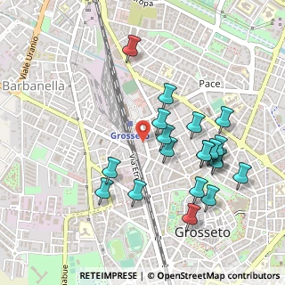 Mappa Via Goffredo Mameli, 58100 Grosseto GR, Italia (0.5175)