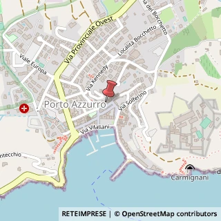Mappa Via Cavour,  9, 57036 Porto Azzurro, Livorno (Toscana)