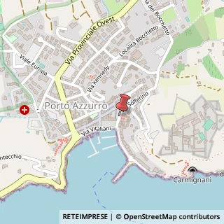 Mappa Via Bettino Ricasoli, 2, 57036 Porto Azzurro, Livorno (Toscana)