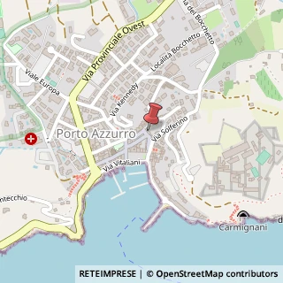 Mappa Piazza del mercato, 57036 Porto Azzurro, Livorno (Toscana)