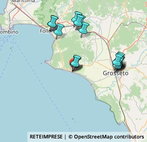 Mappa Via Alessandro Manzoni, 58043 Castiglione della Pescaia GR, Italia (15.778)