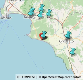Mappa Via Abetone, 58043 Castiglione della Pescaia GR, Italia (13.52083)