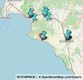 Mappa Via Abetone, 58043 Castiglione della Pescaia GR, Italia (16.0935)