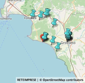 Mappa Via Abetone, 58043 Castiglione della Pescaia GR, Italia (13.7865)