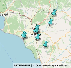 Mappa Via Lago di Varano, 58100 Grosseto GR, Italia (8.96583)