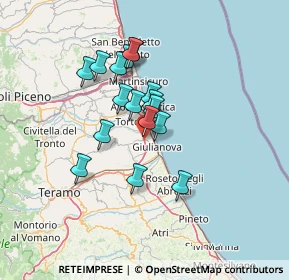 Mappa A14, 64023 Giulianova TE, Italia (10.88647)