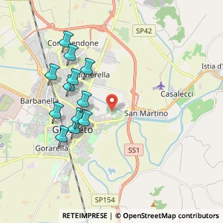 Mappa Piazza dei Martiri delle Foibe Istriane, 58100 Grosseto GR, Italia (2.09583)