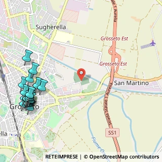 Mappa Piazza dei Martiri delle Foibe Istriane, 58100 Grosseto GR, Italia (1.6025)