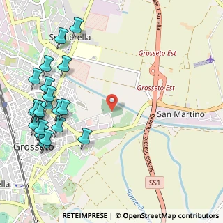 Mappa Piazza dei Martiri delle Foibe Istriane, 58100 Grosseto GR, Italia (1.46)
