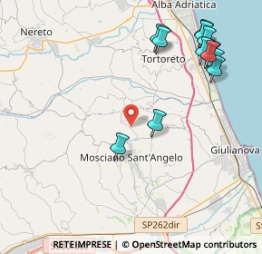 Mappa Contrada Colle Cacio, 64023 Mosciano Sant'Angelo TE, Italia (5.09333)