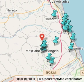 Mappa Contrada Colle Cacio, 64023 Mosciano Sant'Angelo TE, Italia (4.1375)