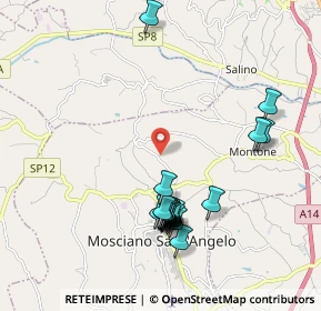 Mappa Contrada Colle Cacio, 64023 Mosciano Sant'Angelo TE, Italia (2.0885)
