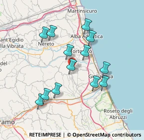 Mappa Contrada Colle Cacio, 64023 Mosciano Sant'Angelo TE, Italia (6.97077)