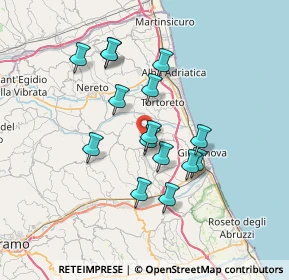 Mappa C.da Colle Cacio, 64023 Mosciano Sant'Angelo TE, Italia (6.28267)