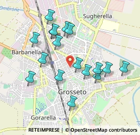 Mappa Via Bruno Buozzi, 58100 Grosseto GR, Italia (0.94882)