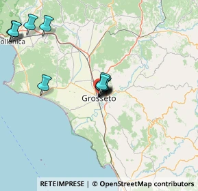 Mappa Via Bruno Buozzi, 58100 Grosseto GR, Italia (13.95308)
