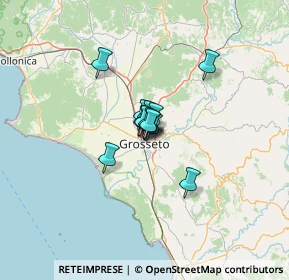 Mappa Via Bruno Buozzi, 58100 Grosseto GR, Italia (5.68538)