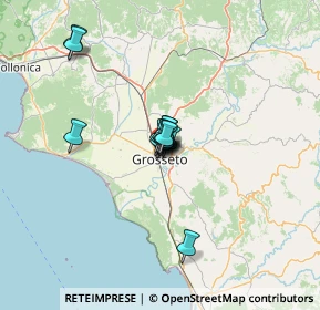 Mappa Via Bruno Buozzi, 58100 Grosseto GR, Italia (7.21714)