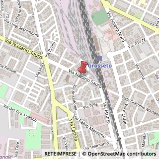 Mappa Via Nazario Sauro, 44\a, 58100 Grosseto, Grosseto (Toscana)