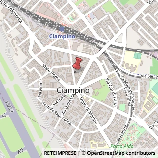 Mappa Via IV Novembre, 28, 00043 Ciampino, Roma (Lazio)