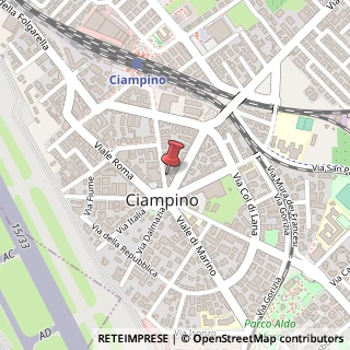 Mappa Via IV Novembre, 16, 00043 Ciampino, Roma (Lazio)