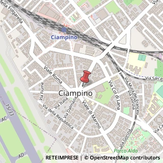 Mappa Via Monte Grappa, 6, 00043 Ciampino, Roma (Lazio)