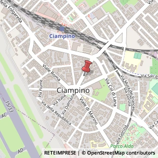 Mappa Via Monte Grappa, 32, 00043 Ciampino, Roma (Lazio)