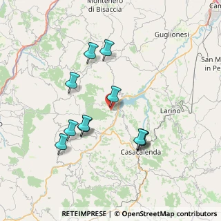 Mappa Vico Campanile, 86030 Guardialfiera CB, Italia (7.44545)