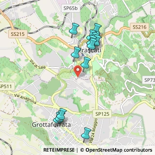 Mappa Via Telegono, 00044 Frascati RM, Italia (1.08429)