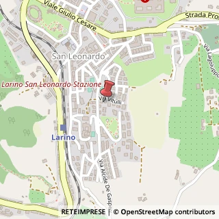 Mappa Via Romanelli,  7, 86035 Larino, Campobasso (Molise)