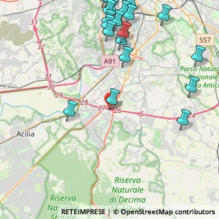 Mappa Galleria Circonvallazione Meridionale, 00144 Roma RM, Italia (6.2845)