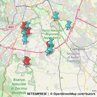 Mappa Via del Centro del Bivio, 00178 Roma RM, Italia (4.25923)