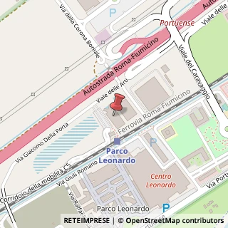 Mappa Via delle Arti, 181, 00054 Fiumicino, Roma (Lazio)