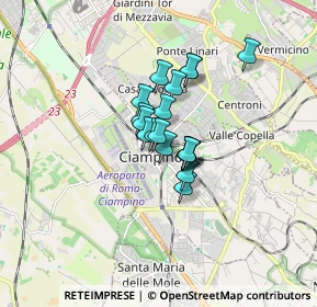 Mappa Via Due Giugno, 00043 Ciampino RM, Italia (1.01789)