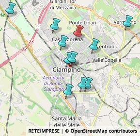 Mappa Via Due Giugno, 00043 Ciampino RM, Italia (1.86818)