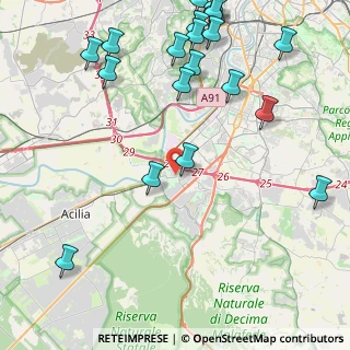 Mappa Via Rinaldo d'Ami, 00127 Roma RM, Italia (6.0555)