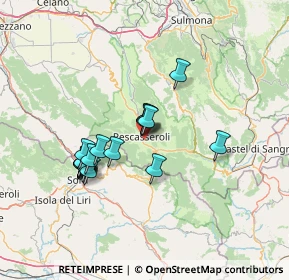Mappa Via Colli Bassi, 67032 Pescasseroli AQ, Italia (12.873)