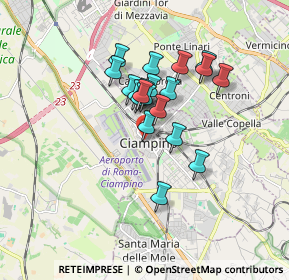 Mappa Viale Roma, 00043 Ciampino RM, Italia (1.344)