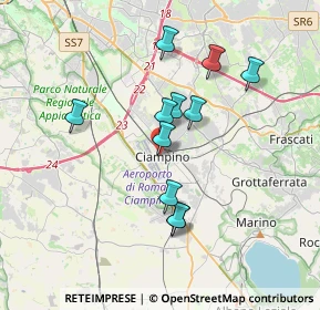 Mappa Viale Roma, 00043 Ciampino RM, Italia (3.25455)