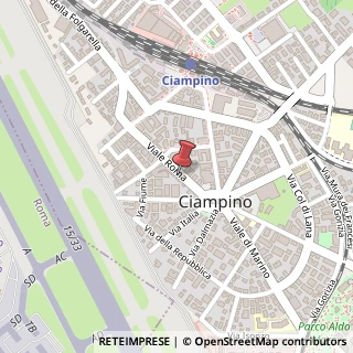 Mappa Viale Roma, 37/39, 00043 Ciampino, Roma (Lazio)