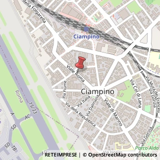 Mappa Viale Roma, 44, 00043 Ciampino, Roma (Lazio)
