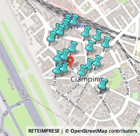 Mappa Viale Roma, 00043 Ciampino RM, Italia (0.1945)