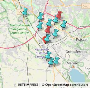 Mappa Via Trento, 00043 Ciampino RM, Italia (3.35692)