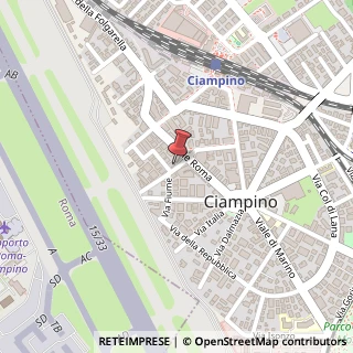 Mappa Via Trento, 6, 00043 Ciampino, Roma (Lazio)