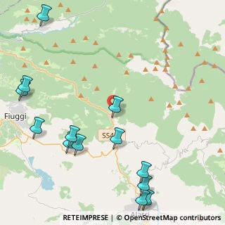 Mappa 03016 Guarcino FR, Italia (6.0507692307692)