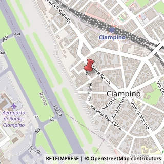 Mappa Via Alcide de Gasperi, 9, 00043 Ciampino, Roma (Lazio)