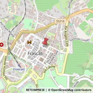 Mappa Piazza del Mercato,  3, 00044 Frascati, Roma (Lazio)